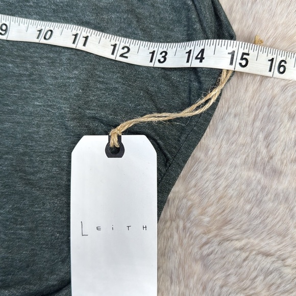 Leith | Green Keith Ruched Body-Con Tank Dress - Picture 8 of 15